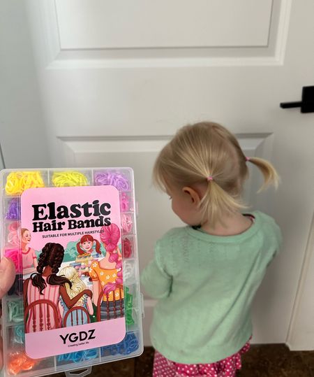 My littles love picking out these fun elastics everyday. Fun toddler hairstyles, hairstyles for elementary school. 

#LTKbeauty #LTKbaby #LTKkids