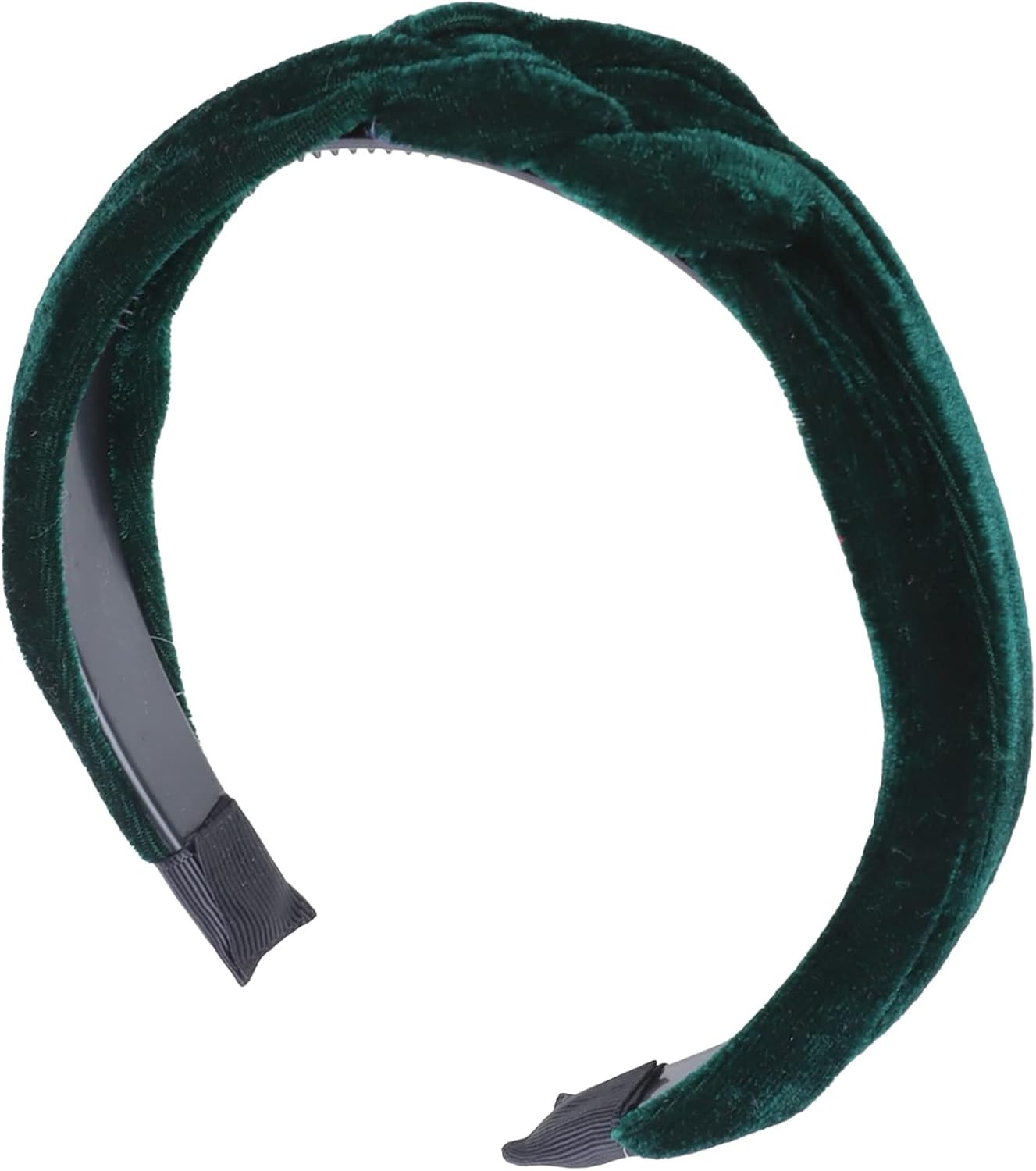 1.5 Inch Velvet Braid Headband Women and Girls Hair Band (Hunter) | Amazon (US)