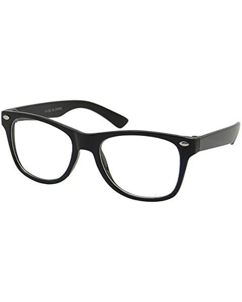 Amazon.com: KIDS Childrens Nerd Retro Oversize Black Frame Clear Lens Eye Glasses (Age 3-10) : Cl... | Amazon (US)