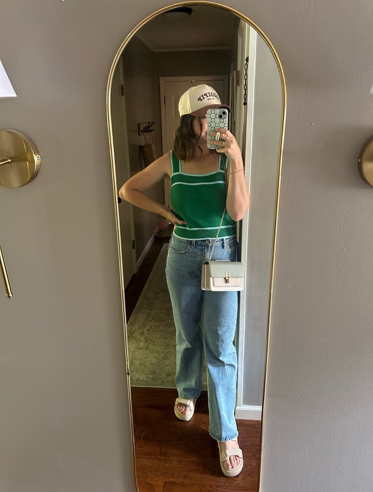St. Patrick’s Day outfit ideas 💚💚💚

Green Amazon tank + Abercrombie jeans + Steve Madden raffia sandals + Amazon purse!! 🍀

#LTKSpringSale #LTKShoeCrush #LTKFindsUnder50