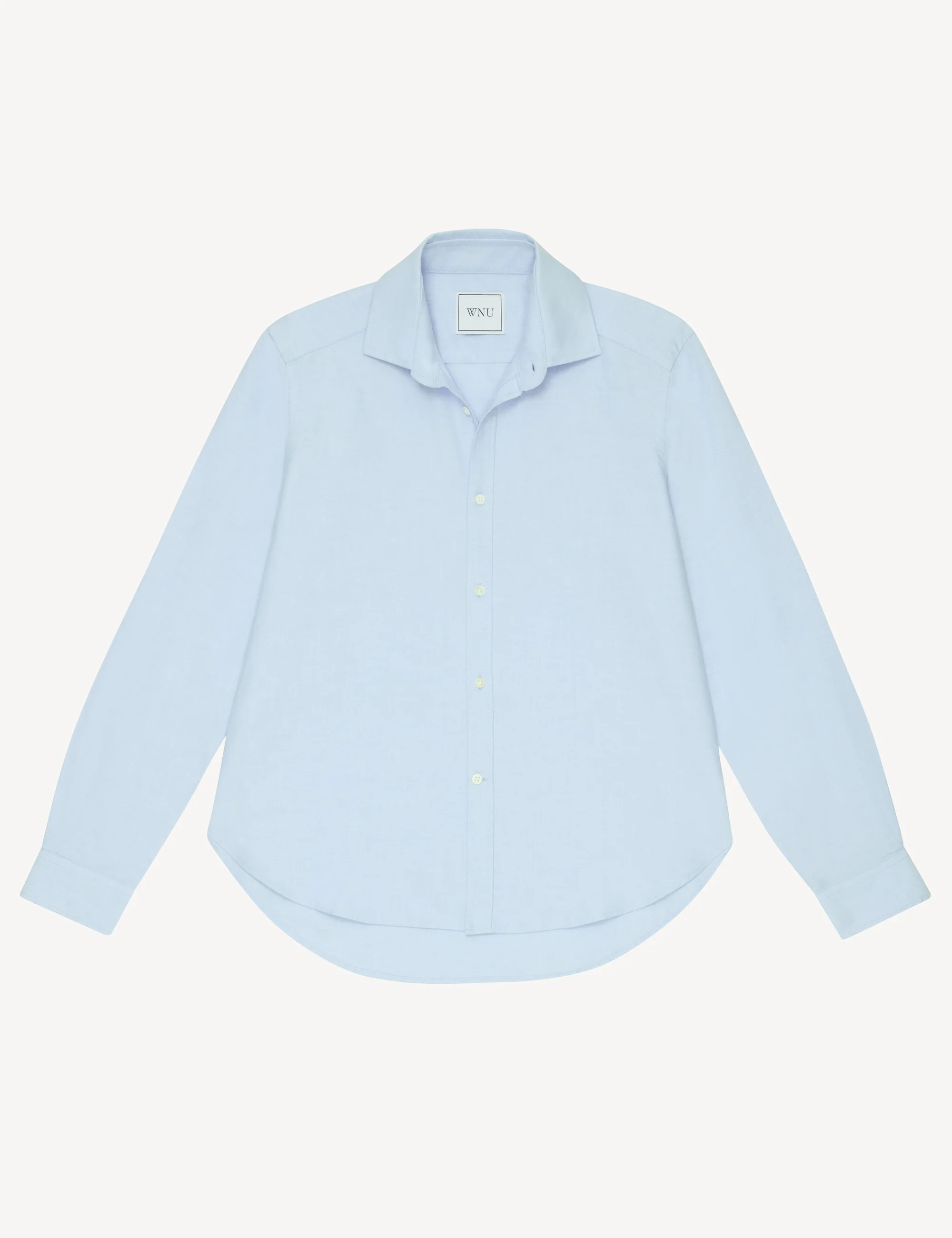 The Classic: Oxford, Celeste Blue | With Nothing Underneath