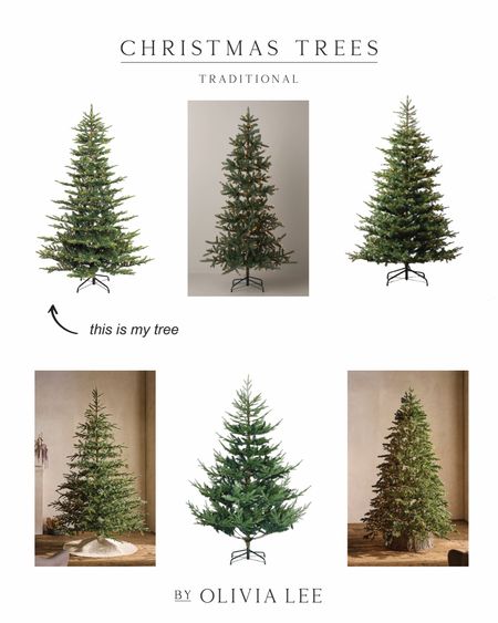 The best artificial Christmas trees! Traditional Christmas trees and snowy flocked Christmas trees!🌲 #christmastrees #christmastree 

#LTKHoliday #LTKSeasonal #LTKhome