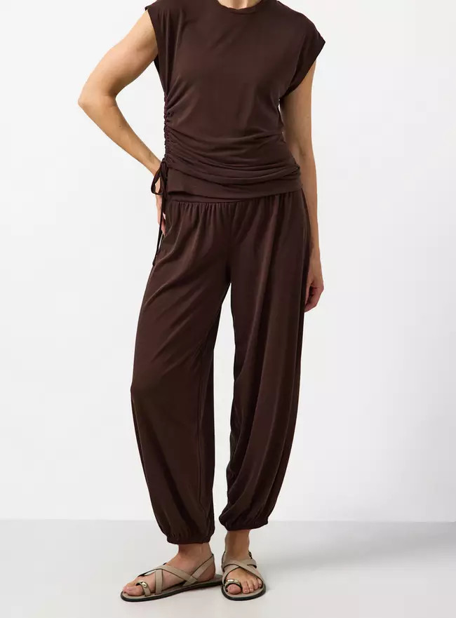 Buy Brown Balloon Leg Co-ord Trousers 8 | Co-ords | Tu | Tu Clothing