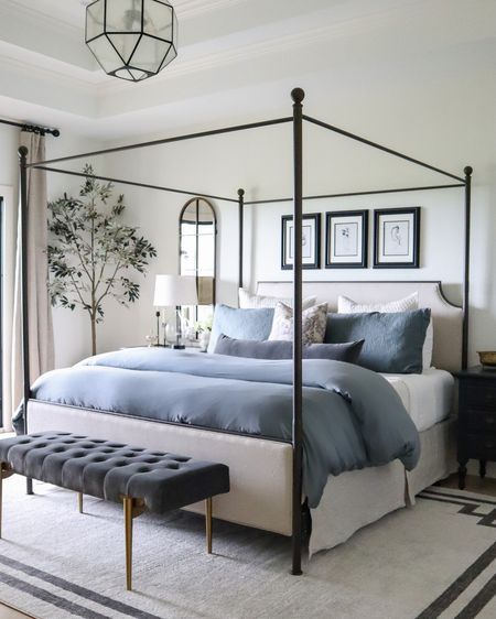 Lowest price I’ve seen on the queen size of our canopy bed in our bedroom on sale for Labor Day! Lots of other pieces from this room are also on sale!

rug, bedding, end of bed bench, nightstand, arch wall mirror, lumbar pillow, shams, art, olive tree, linen bed skirt

#LTKsalealert #LTKstyletip #LTKhome