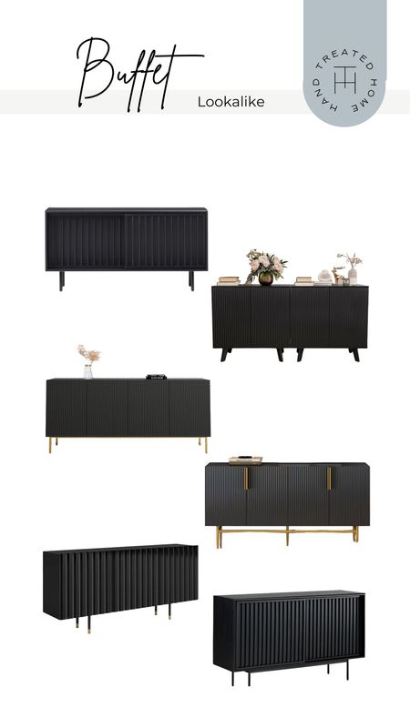 I did a buffet roundup of my DIY one - there are so many great options from West Elm, Home Depot, Wayfair, and more!

Black buffet, console table, home decor inspo, home furnishings, furniture, for the home, black console table, paneled buffet, favorite home finds, Walmart furniture, amazon furniture, Home Depot furniture, west elm furniture, HandTreatedHome, 

#LTKstyletip #LTKhome