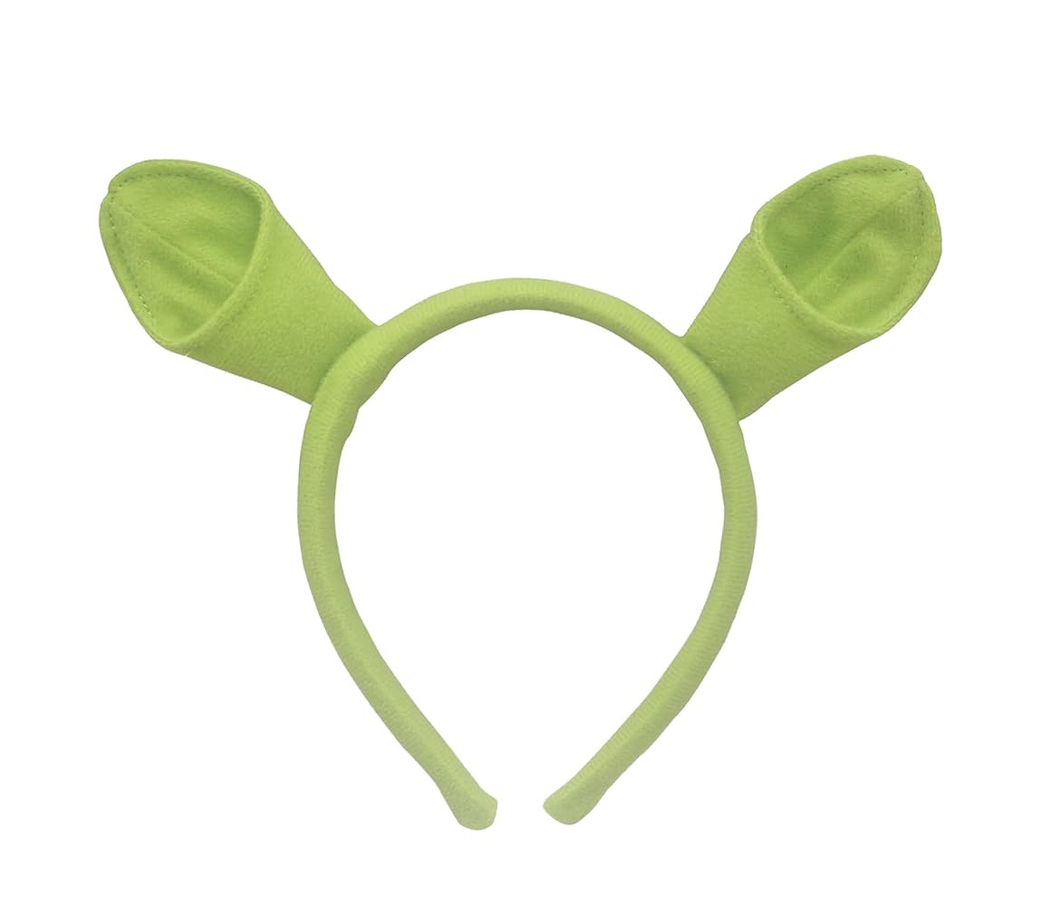 Sheliky Green Ears Headband Halloween Dress up Party Favors Women Men Cosplay Festival Theme Part... | Amazon (US)
