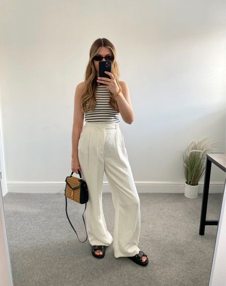 The summer basics are out 😎

A pair of white linen trousers are a must- have in my summer wardrobe. Mine are old Zara but I’ve linked others below. They’re great for work and holidays too. 



#LTKeurope #LTKstyletip #LTKSeasonal
