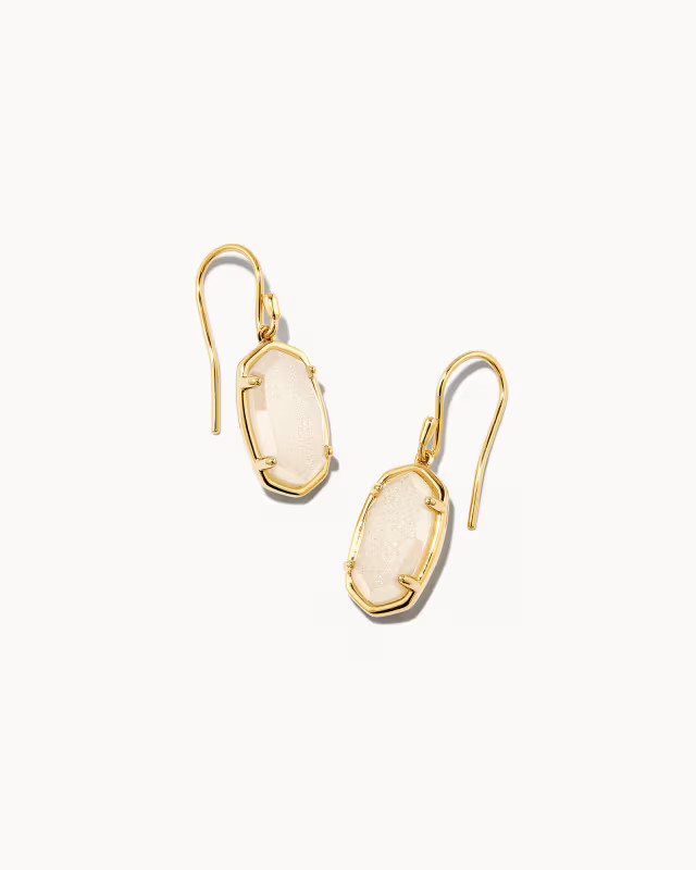 Lee 18k Gold Vermeil Drop Earrings in Iridescent Drusy | Kendra Scott