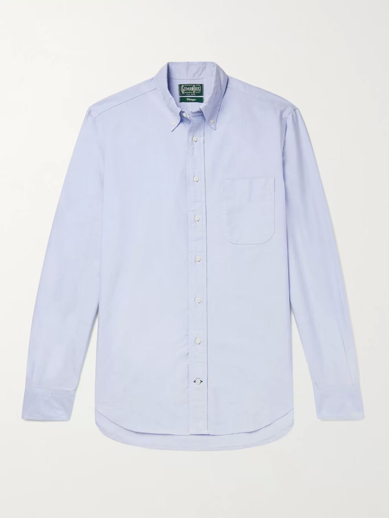 Blue Button-Down Collar Cotton Oxford Shirt | GITMAN VINTAGE | MR PORTER | Mr Porter (US & CA)
