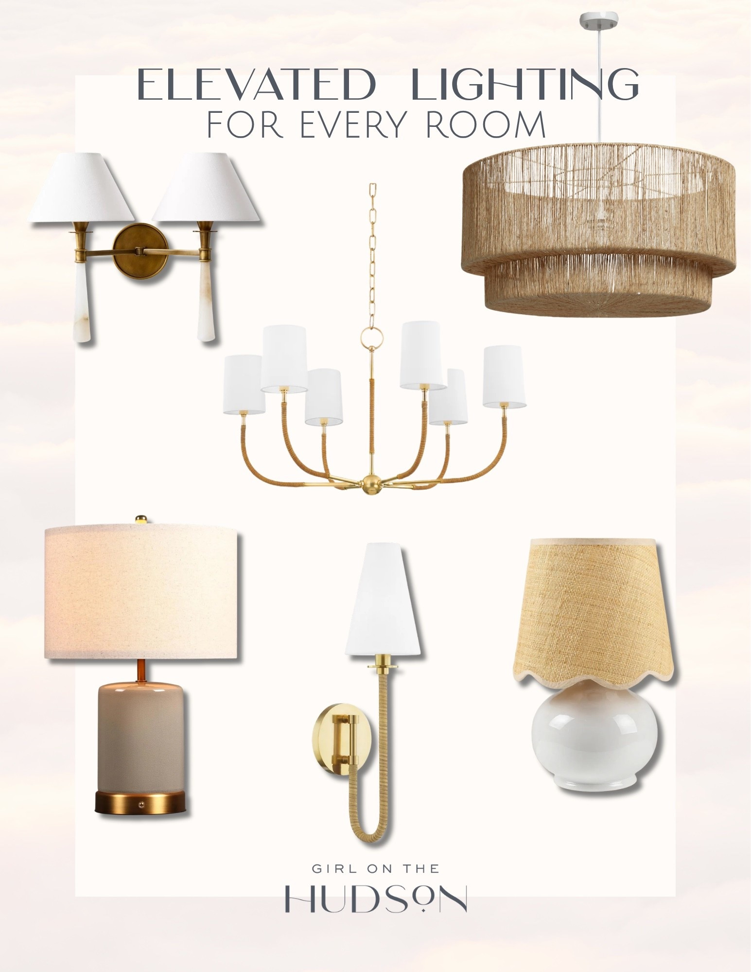 Lighting is one of the easiest ways to completely change the feel of a room. I pulled together a mix of sconces, pendants and table lamps with warm brass and woven details that add texture without overwhelming the space.

home lighting, light fixtures, brass lighting, woven pendant, wall sconces, table lamps, chandelier, interior design finds, home decor, Girl on the Hudson

#LTKHome #LTKSeasonal