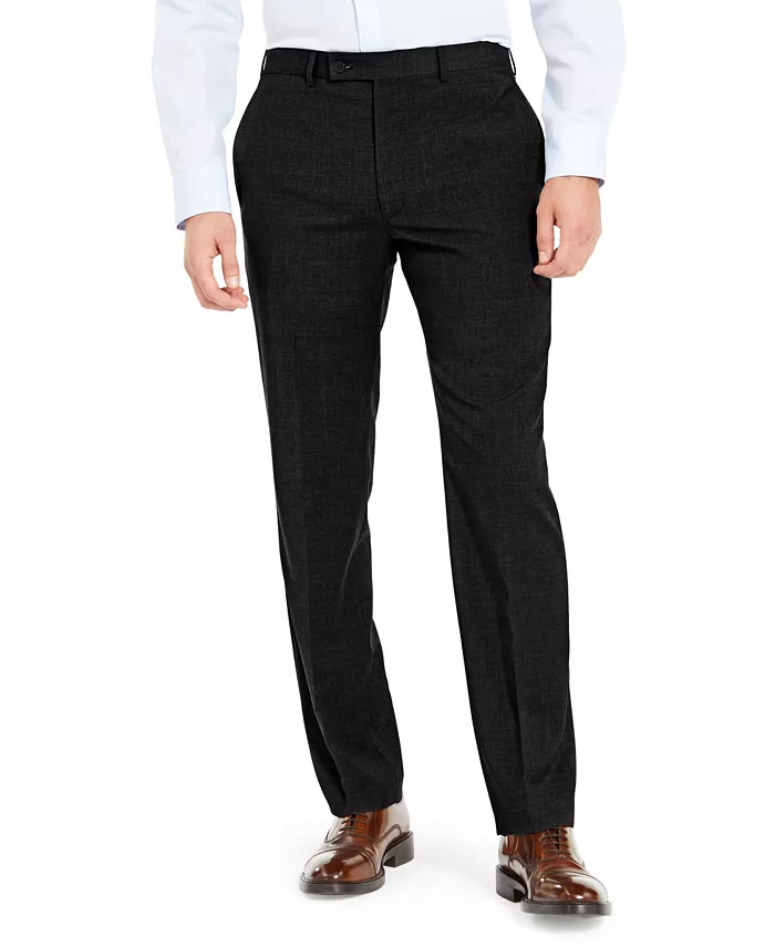 Men's Wool Blend Classic-Fit UltraFlex Stretch Dress Pants | Macys (US)