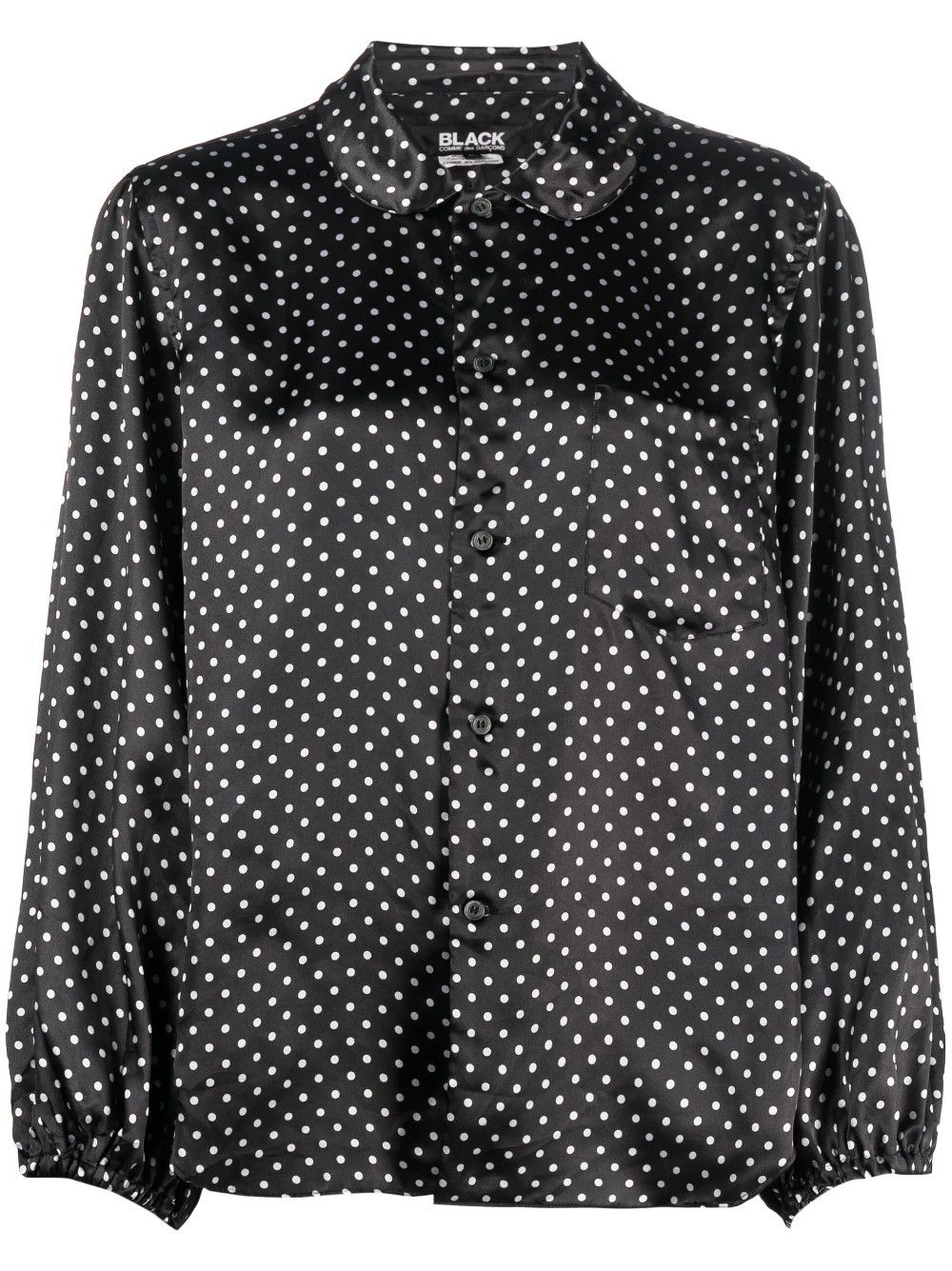 polka dot-print long-sleeve shirt | Farfetch Global