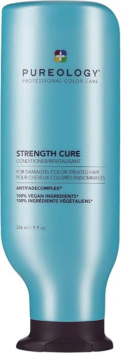 Pureology Strength Cure Conditioner - For Damaged or Color-Treated Hair, Reduces Breakage, Streng... | Amazon (US)
