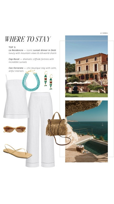 Mallorca has officially entered my European summer obsession era ☀️🇪🇸

I pulled together this edit inspired by everything I imagine wearing on the island — effortless linen sets, chic swimwear, raffia accessories, beautiful sandals, and easy dresses that work from beach clubs to sunset dinners overlooking the Mediterranean.

Whether you're planning a trip to Mallorca, heading somewhere warm this summer, or simply dreaming about your next escape, these are the pieces that capture that relaxed, luxurious European summer aesthetic perfectly.

Shop the full Mallorca-inspired edit below. 🤍

#MallorcaStyle #EuropeanSummer #VacationStyle #ResortWear #LTKStyle #SummerStyle #VacationOutfits #ResortStyle #BeachClubStyle #LinenStyle #RaffiaStyle #SummerFashion #TravelStyle #LTKFinds

#LTKTravel #LTKSeasonal #LTKOver40 #LTKTravel