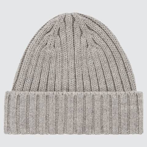 HEATTECH Ribbed Beanie Hat | UNIQLO (UK)