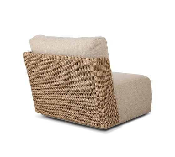 Mayana Outdoor Woven Swivel Chair | Pottery Barn (US)