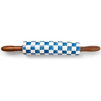MACKENZIE-CHILDS Rolling Pin, Decorative Roller Pin for Baking, Cute Baking Supplies, Blue-and-Wh... | Amazon (US)