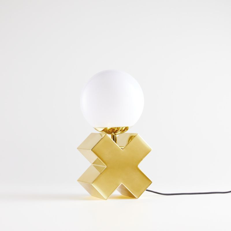 Bisou Gold Desk Lamp + Reviews | Crate & Kids | Crate & Barrel