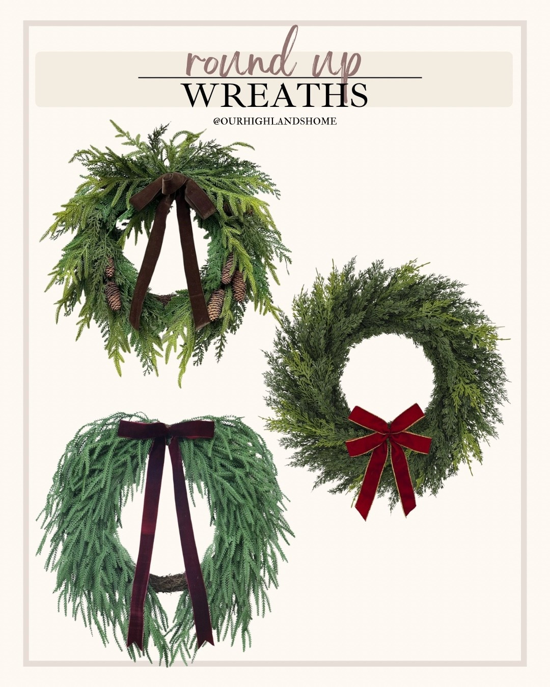 wreaths for christmas 🎄

#LTKHome #LTKFindsUnder100 #LTKSeasonal