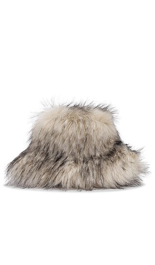 Adrienne Landau The Emily Faux Fur Hat in Beige. | Revolve Clothing (Global)