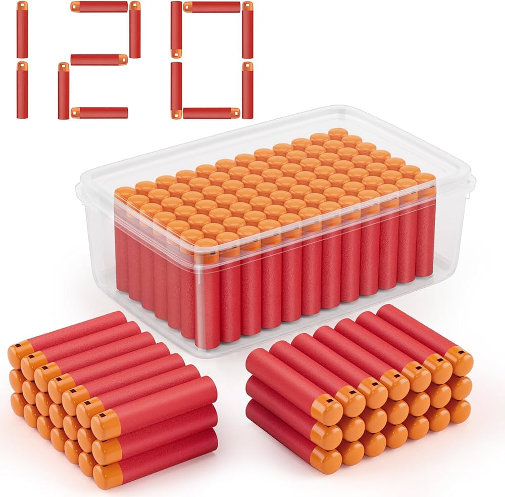 Mega Darts Refills for Mega Guns, Mega Dart Bullets Fit for Nerf Mega Guns, Mega Series Blasters,... | Amazon (US)