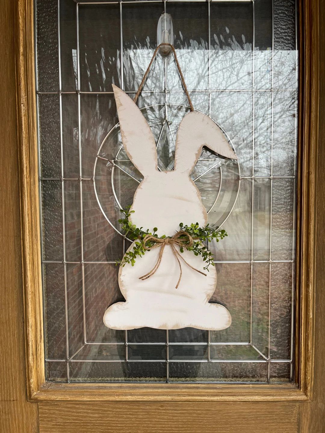 Front Door Decor Easter Bunny Door Hanger Easter Decor L Front Door Wreath Easter Door Sign Easte... | Etsy (US)