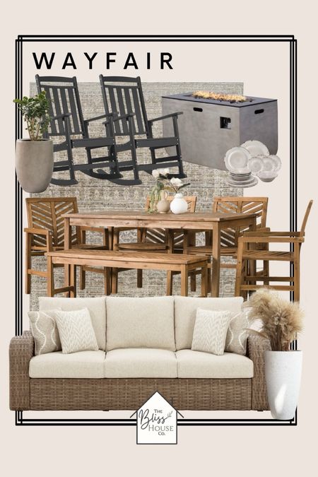 Bring the comfort of indoors to your outdoor spaces with Wayfair's stylish decor and furniture selection 🌿🛋️. Create your perfect backyard oasis with chic seating, vibrant accents, and timeless pieces. 🌼💡 

#LTKSeasonal #LTKstyletip #LTKhome