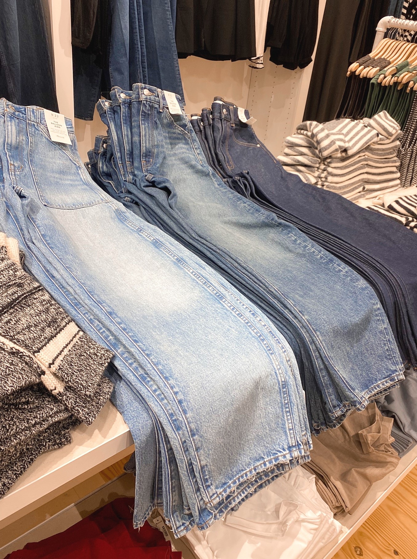 Madewell jeans 
Balloon jeans 


#LTKSeasonal #LTKSaleAlert