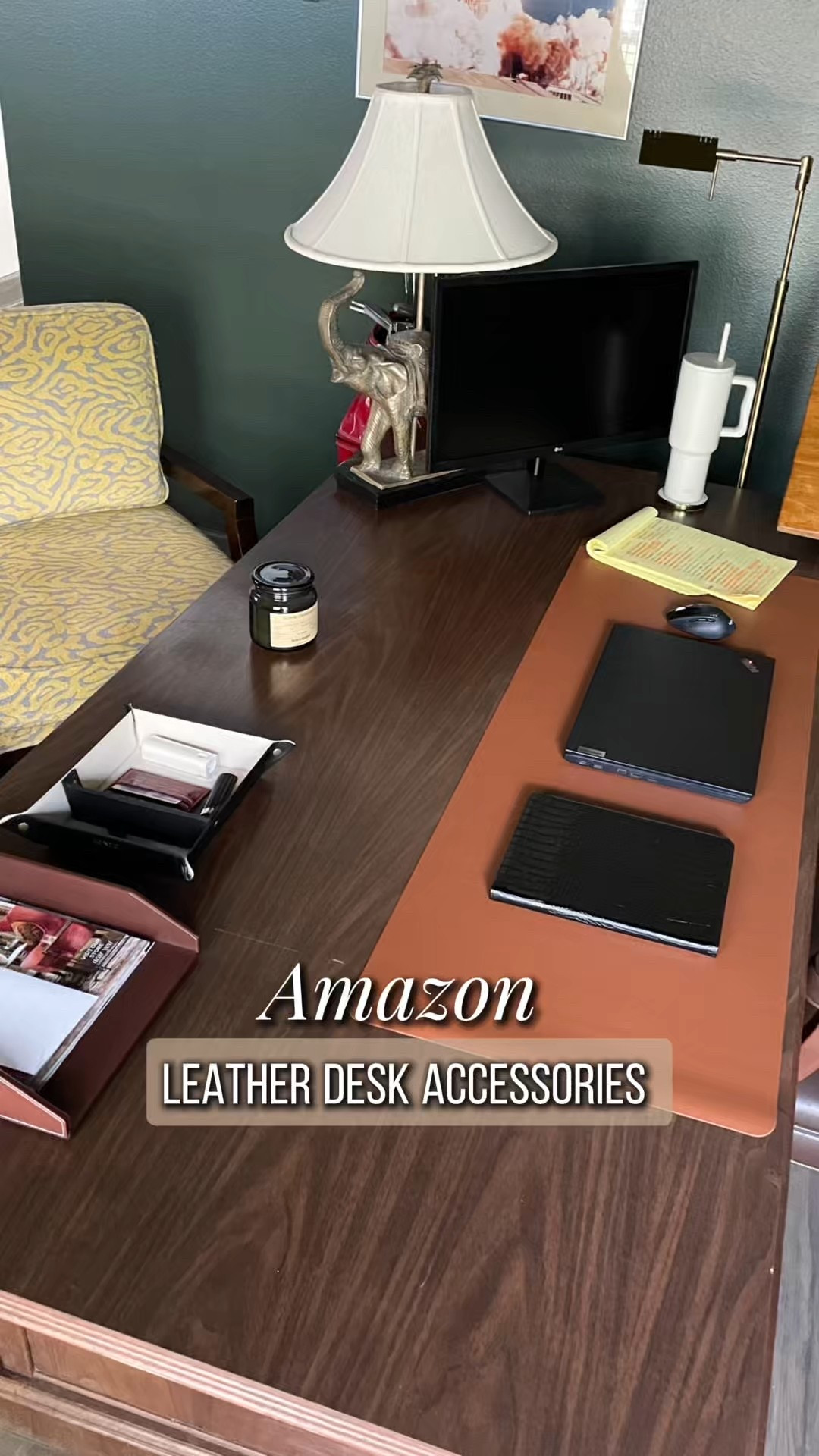 If you’ve been wanting to elevate your work-from-home setup, these Amazon leather desk accessories are such an affordable way to add a tailored, classic look. 🤎From the desk pad to the trays, everything feels more organized and luxe without the high price tag. Perfect for anyone who wants a clean workspace that still feels stylish. ✨

#LTKStyleTip #LTKHome #LTKFindsUnder50