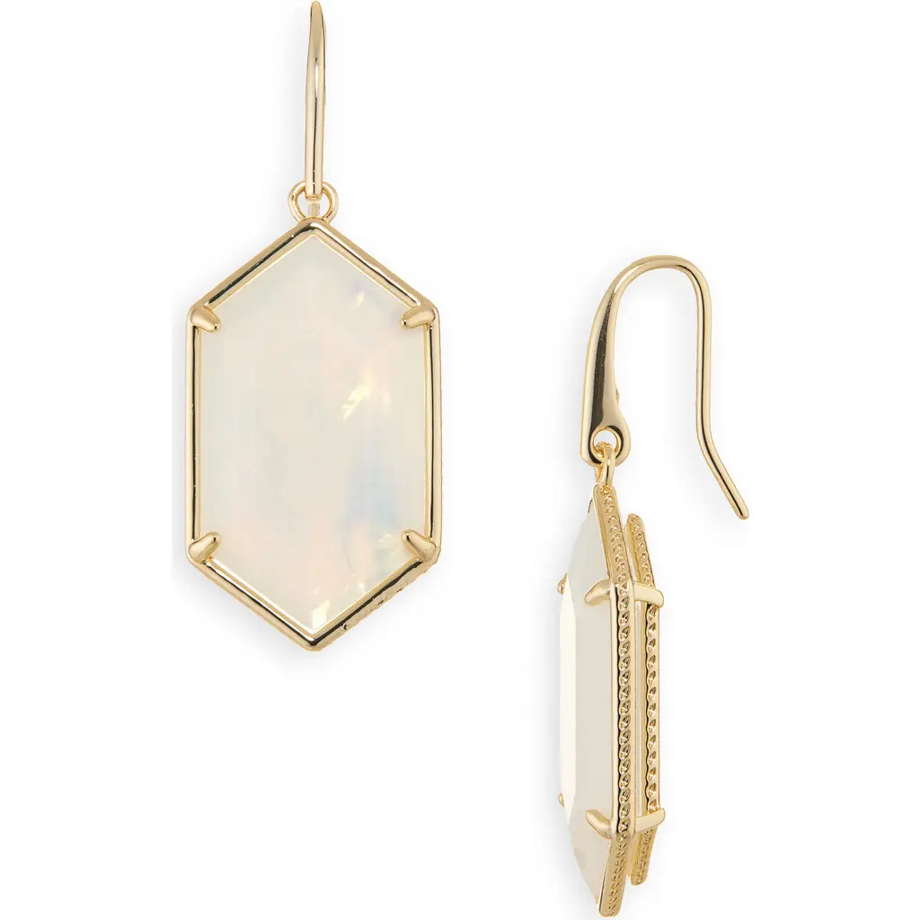 Kendra Scott Hallie Drop Earrings in Gold Opalite Illusion at Nordstrom | Nordstrom