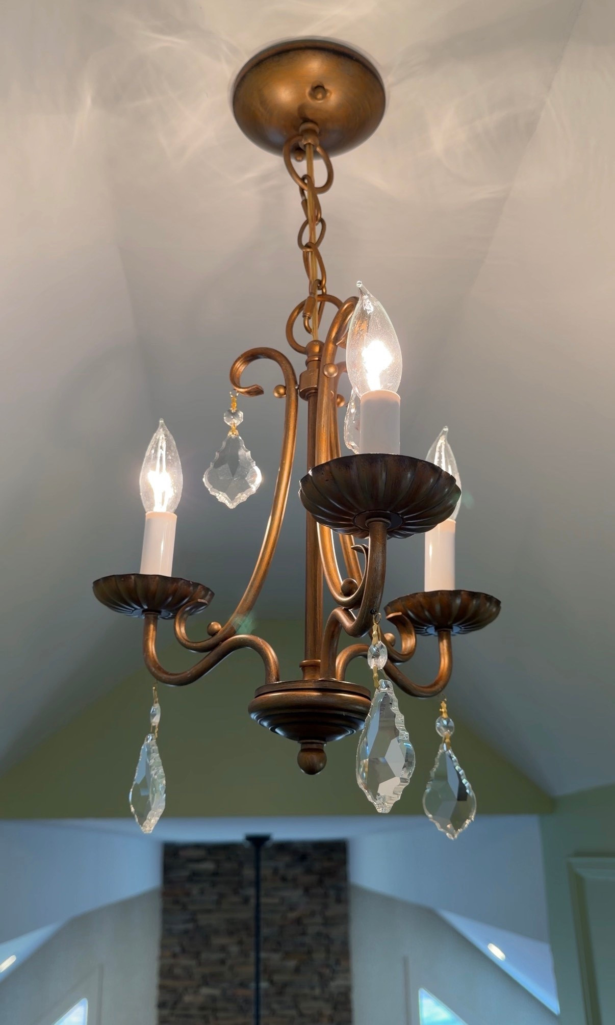 This small brass chandelier was the perfect light fixture for my office. I love the classic candle-style bulbs and the delicate crystal accents—it adds just the right amount of elegance without overwhelming the space. If you’re looking for a timeless light fixture for a home office, hallway, or powder room, this one is such a beautiful option.

#LTKHome #LTKSaleAlert