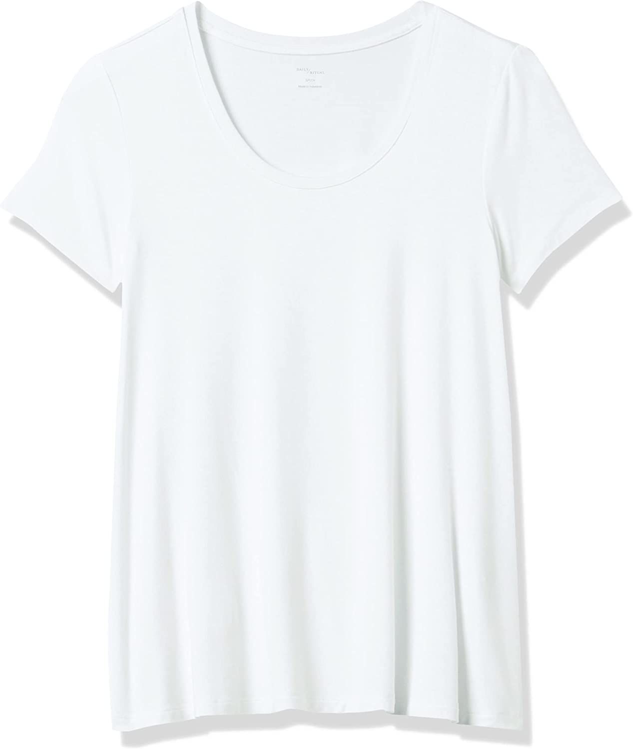 Daily Ritual Women's Jersey Short-Sleeve Swing Scoopneck T-Shirt | Amazon (US)