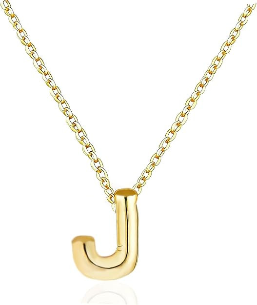 Christmas Gifts Stocking Stuffers for Teen Girls Grandkids Women-Gold Initial Necklaces Teen Girl... | Amazon (US)