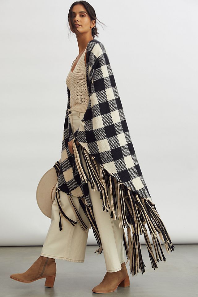 Plaid Fringe Wrap | Anthropologie (US)