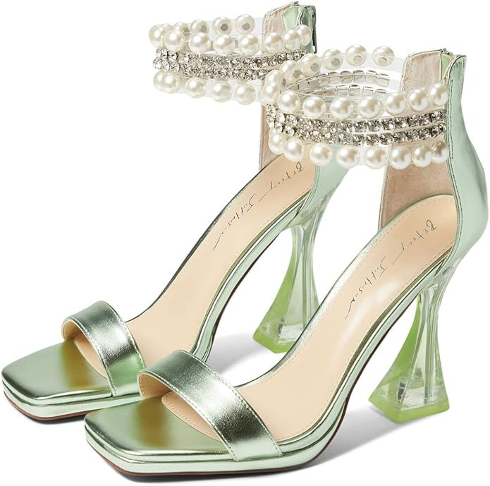 Betsey Johnson Women's Sb-Rider Heeled Sandal | Amazon (US)