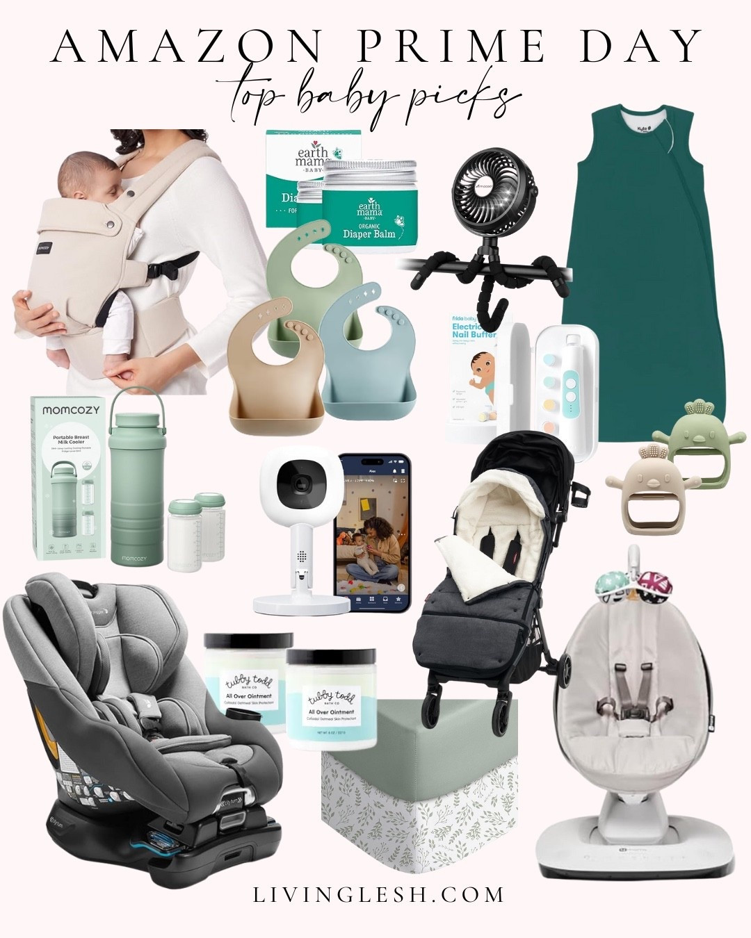 Amazon Prime Day | Prime day deals | Baby finds | Baby must haves | Newborn essentials | Rotating car set | Kyte sleep sack | Earth mama | Baby bibs | Baby carrier | Nanit | Crib sheers | Tubby Todd

#LTKCyberWeek #LTKFindsUnder100 #LTKBaby