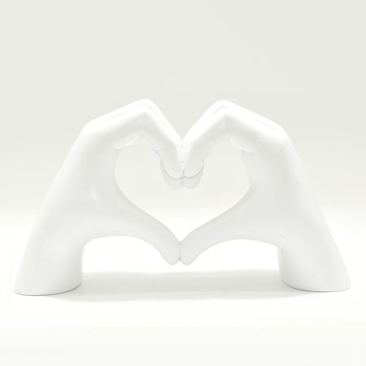 Adam & Friends Home Decor Heart Sign Hands Sculpture | 1-Piece | Wayfair North America