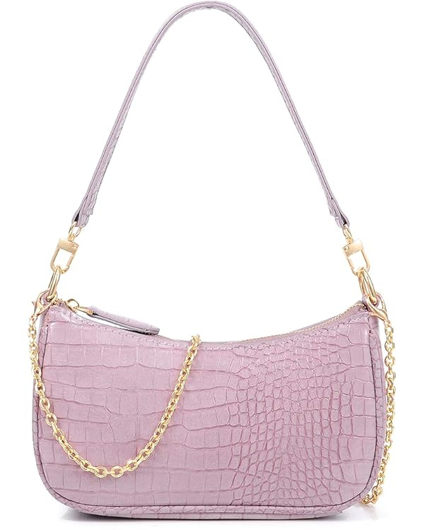 DOREAMALOE Shoulder Bag Retro Classic Purse Clutch Shoulder Tote HandBag with Zipper Closure for ... | Amazon (US)