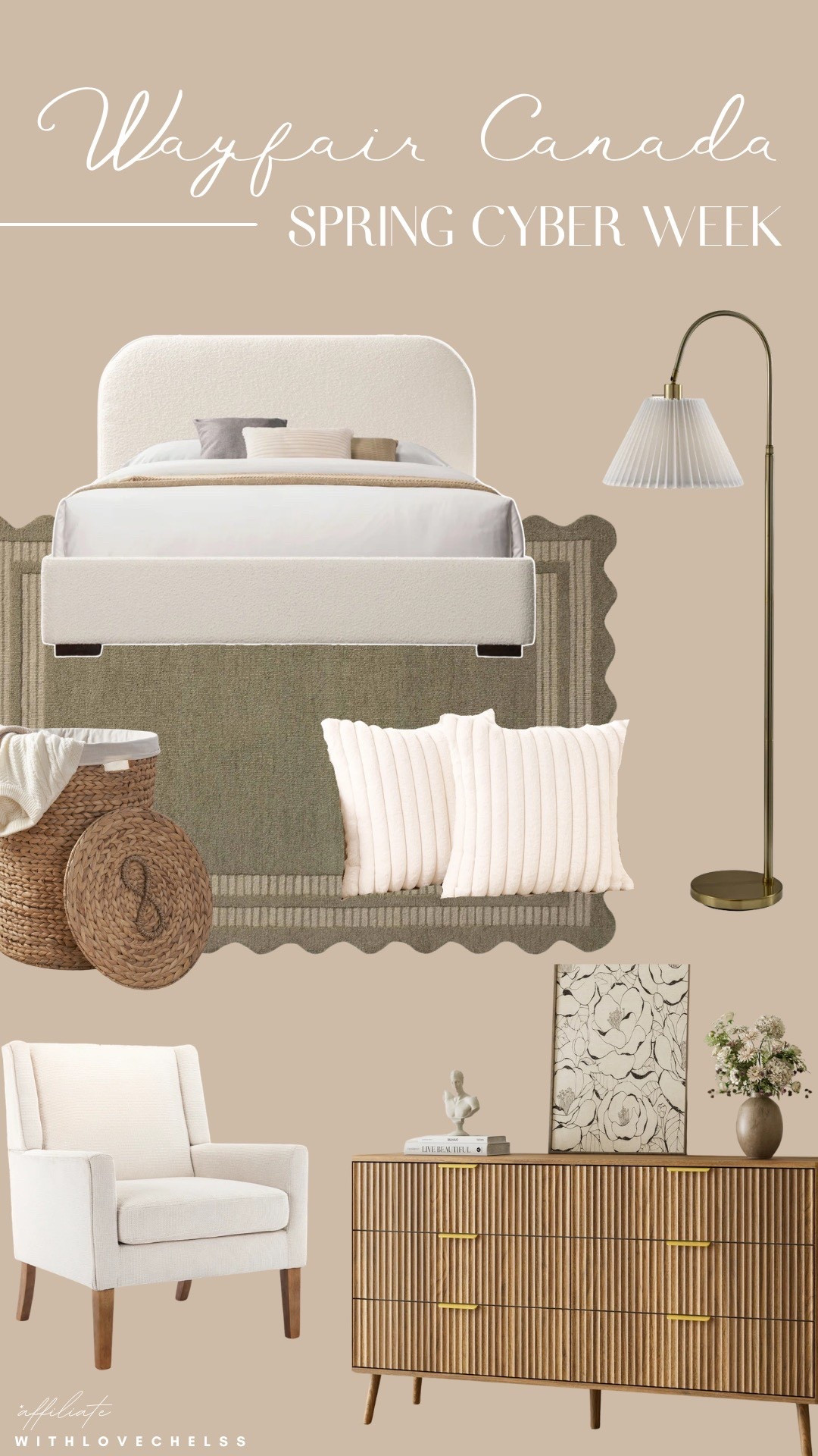 Wayfair Canada 
Spring Cyber Week
Up to 80% off! 

Running from now through March 23rd, 2026

@Wayfaircanada #WayfairCAHome #ad #WayfairCaPartner 

#LTKHome #LTKSpringSale #LTKspring