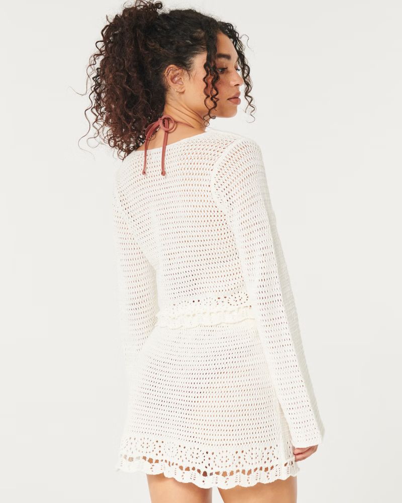 Crochet-Style Cover Up Top | Hollister (US)