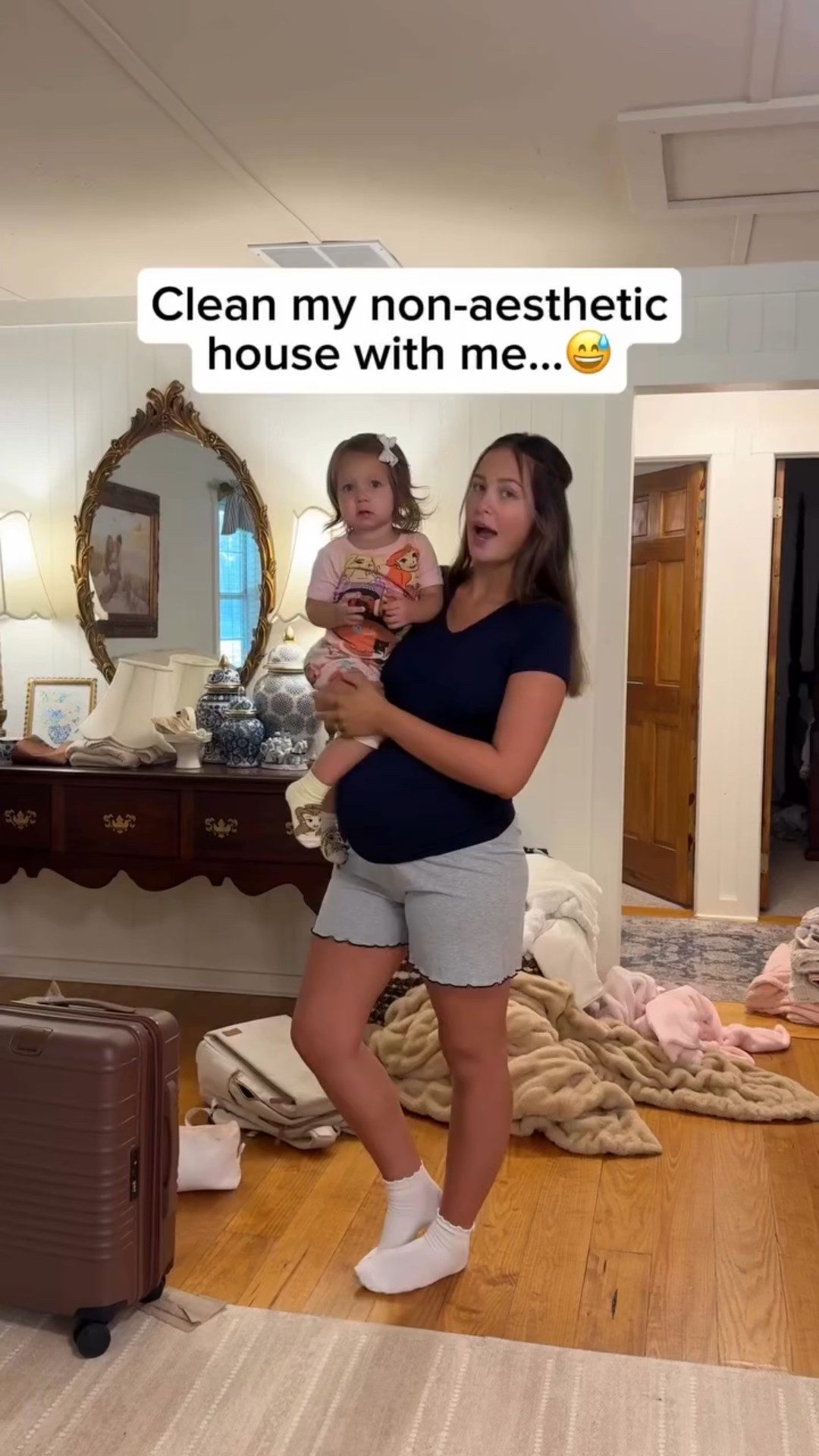Clean my non-aesthetic house with me… 🙃

#LTKBump #LTKHome #LTKFamily