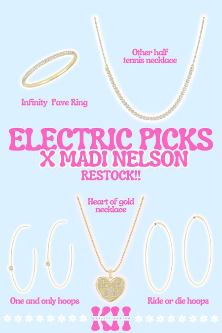 EP X MADI NELSON restocked her collection!! Her one and only hoops are one of my staple pieces I wear ALL the time!!

Jewelry, women’s jewelry, gold jewelry, electric picks, style, women’s style

#LTKstyletip #LTKSeasonal #LTKitbag