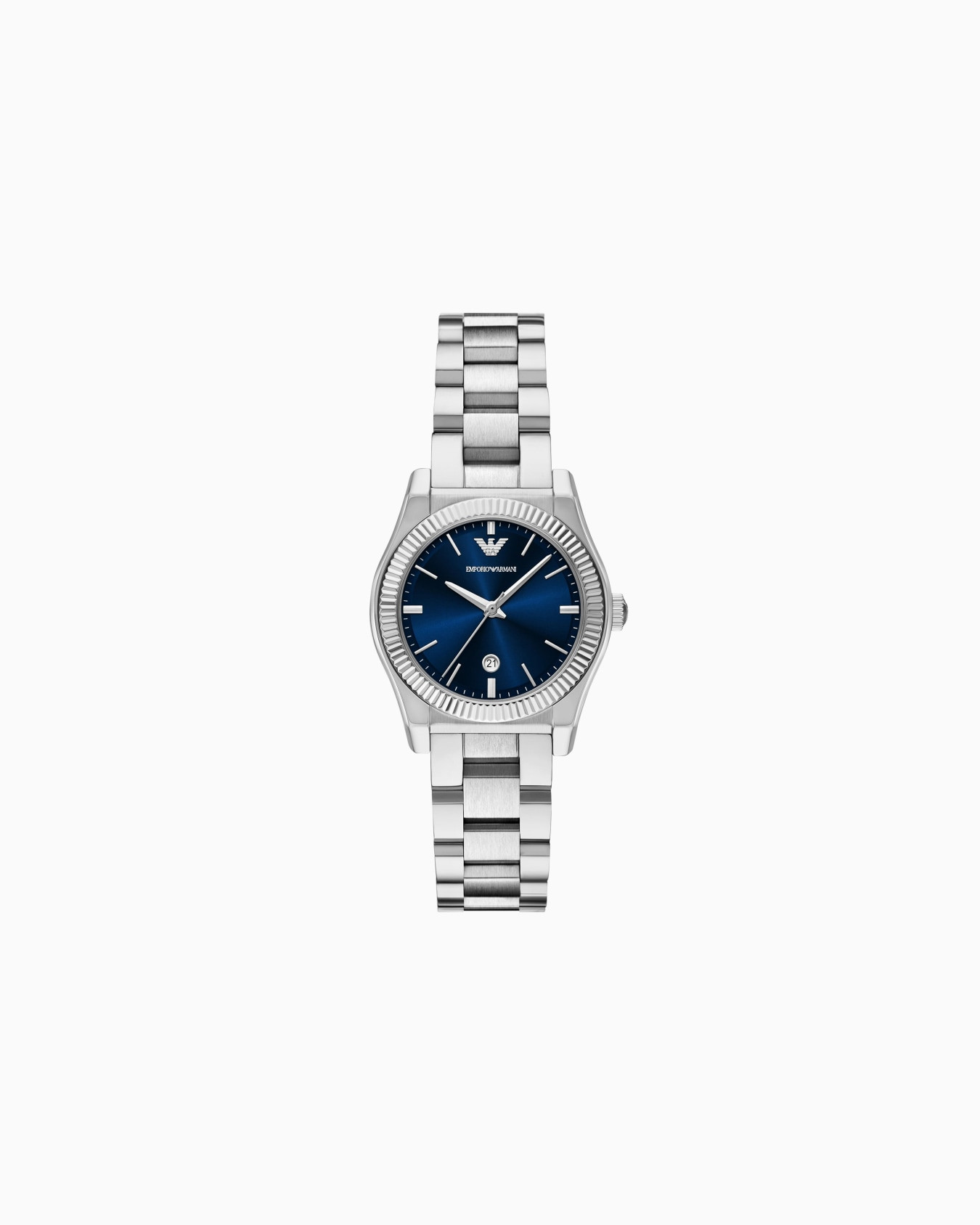 Three-Hand Stainless Steel Watch | Armani IT