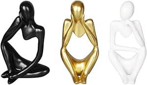 FineUsea Home Decor Resin Thinker Statue Abstract Art, Modern Sculpture Creative Personality,(Sma... | Amazon (US)