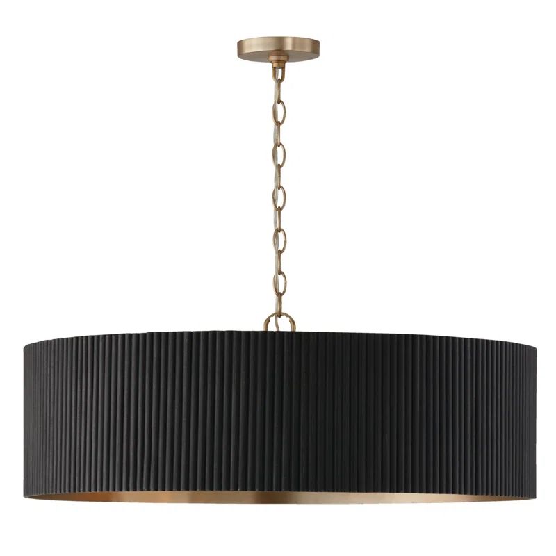 Donovan 4 - Light Dimmable Drum Chandelier | Wayfair North America