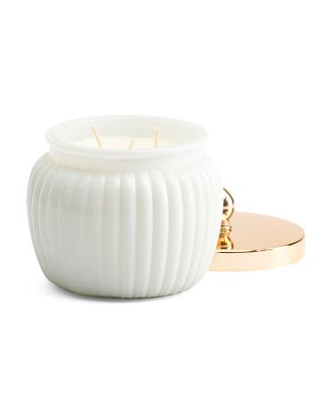 16oz White Sand Candle With Tassel Accent | TJ Maxx