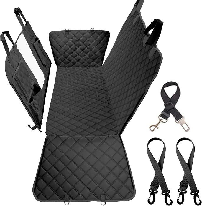Dog Car Seat Cover for Back Seat, Dog Hammock for Car, Waterproof Backseat Cover for Dogs in Car ... | Amazon (US)