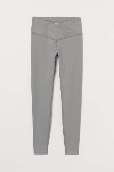 Wrapover-waist sports tights | H&M (UK, MY, IN, SG, PH, TW, HK)