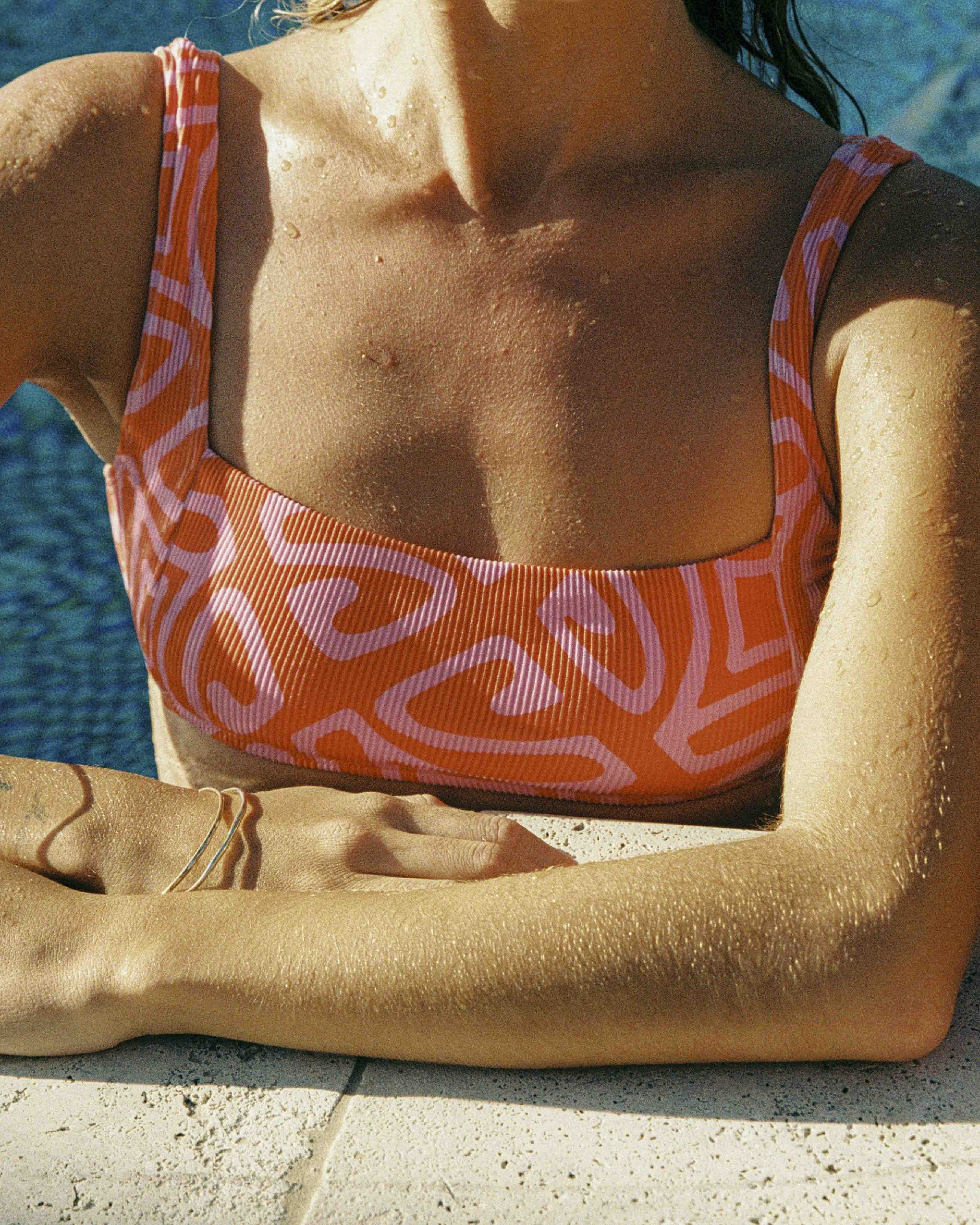 Paloma Ribbed Squareneck Set | Honey Swim