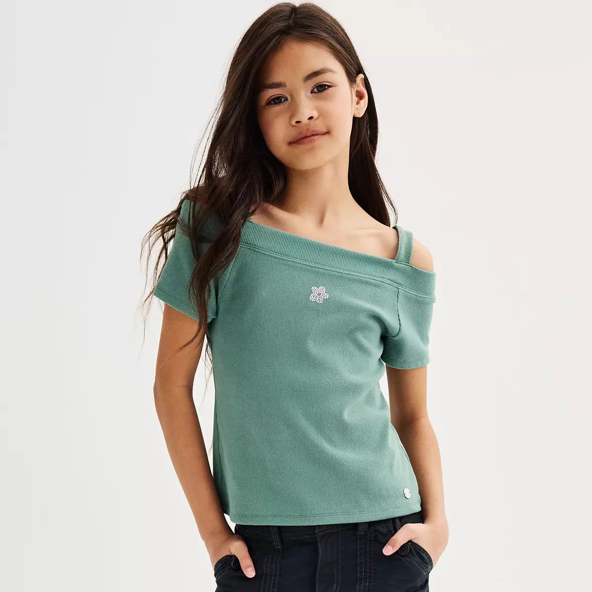 Girls 7-16 Limited Too Cold-Shoulder Top | Kohl's